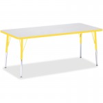 Berries Elementary Height Color Edge Rectangle Table 6413JCE007