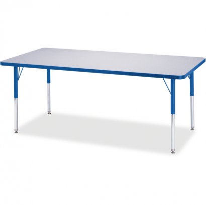 Berries Elementary Height Color Edge Rectangle Table 6413JCE003