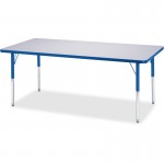 Berries Elementary Height Color Edge Rectangle Table 6413JCE003