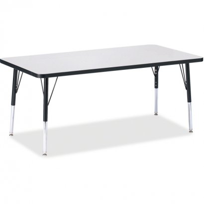 Berries Elementary Height Color Edge Rectangle Table 6408JCE180