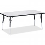 Berries Elementary Height Color Edge Rectangle Table 6408JCE180