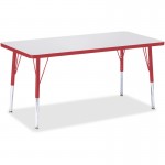 Berries Elementary Height Color Edge Rectangle Table 6403JCE008