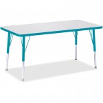 Berries Elementary Height Color Edge Rectangle Table 6403JCE005