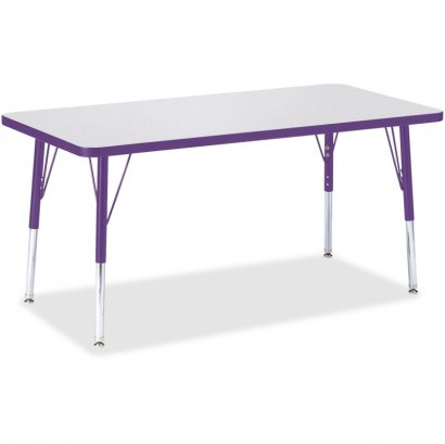 Berries Elementary Height Color Edge Rectangle Table 6403JCE004