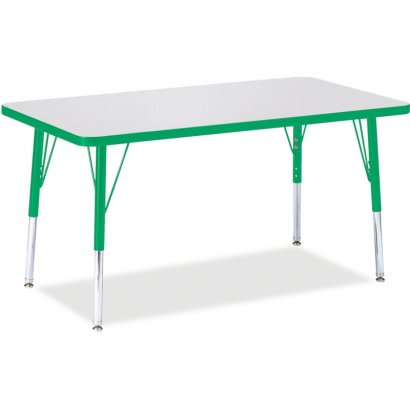 Berries Elementary Height Color Edge Rectangle Table 6478JCE119