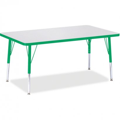 Berries Elementary Height Color Edge Rectangle Table 6473JCE119