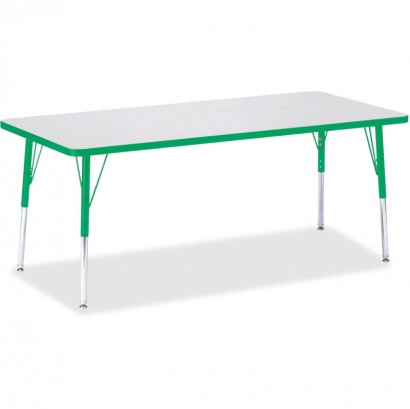 Berries Elementary Height Color Edge Rectangle Table 6413JCE119