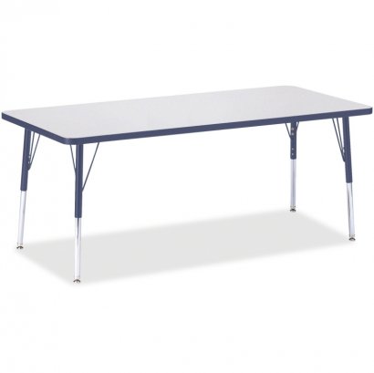 Berries Elementary Height Color Edge Rectangle Table 6413JCE112