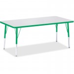 Berries Elementary Height Color Edge Rectangle Table 6408JCE119