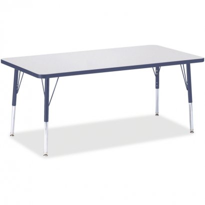 Berries Elementary Height Color Edge Rectangle Table 6408JCE112