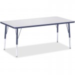 Berries Elementary Height Color Edge Rectangle Table 6408JCE112