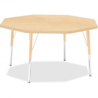 Berries Elementary Height Maple Top/Edge Octagon Table 6428JCE251