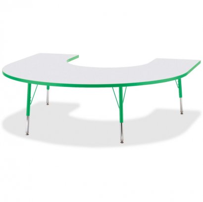 Berries Elementary Height Prism Edge Horseshoe Table 6445JCE119