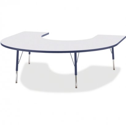 Berries Elementary Height Prism Edge Horseshoe Table 6445JCE112