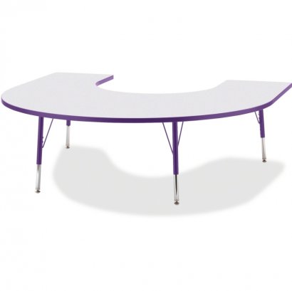 Berries Elementary Height Prism Edge Horseshoe Table 6445JCE004