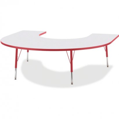 Berries Elementary Height Prism Edge Horseshoe Table 6445JCE008