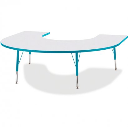 Berries Elementary Height Prism Edge Horseshoe Table 6445JCE005