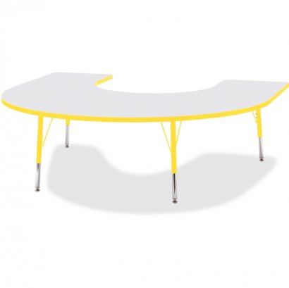 Berries Elementary Height Prism Edge Horseshoe Table 6445JCE007