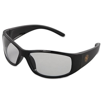 624-21302 Elite Safety Eyewear, Black Frame, Clear Anti-Fog Lens SMW21302