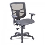 Elusion Series Air Mesh Mid-Back Swivel/Tilt Chair, Black ALEEL42B18
