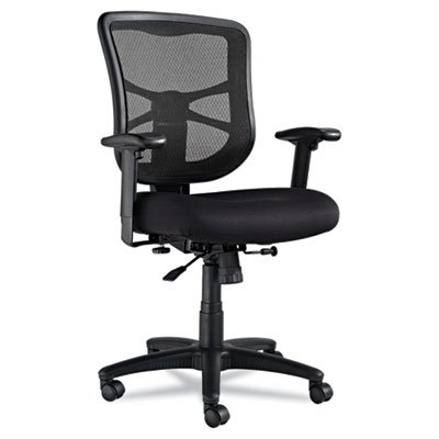 ALEEL42BME10B Elusion Series Mesh Mid-Back Swivel/Tilt Chair, Black ALEEL42BME10B