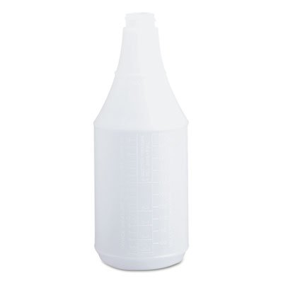 512246 Embossed Spray Bottle, 24 oz, Clear, 24/Carton BWK00024