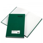 National Emerald Series Account Book, Green Cover, 300 Pages, 12 1/4 x 7 1/4 RED56131