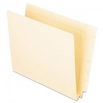 End Tab Expansion Folders, Straight Tab, Legal, Manila, 50/Box PFX16635