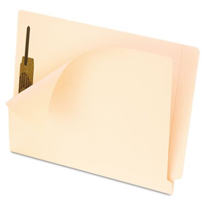 Pendaflex End Tab Fastener Folders, One Fastener, Letter, Manila, 50/Box PFX62711