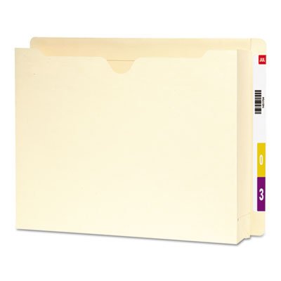 Smead End Tab File Jacket, 2" Accordion Expansion, 12 3/8 x 9 1/2, 14 Pt. Mla, 25/Box