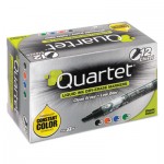 Quartet 5001-18MA EnduraGlide Dry Erase Marker, Chisel Tip, Assorted Colors, 12/Set QRT500118M