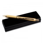 Pentel EnerGel Alloy Retractable Gel Pen, Medium 0.7mm, Black Ink, Gold Barrel PENBL407XABX