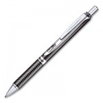 Pentel EnerGel Alloy RT Retractable Gel Pen, Medium 0.7mm, Black Ink, Black Barrel PENBL407AA