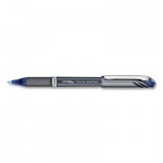 Pentel EnerGel NV Stick Gel Pen, 1 mm Metal Tip, Blue Ink/Barrel, Dozen PENBL30C
