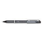 Pentel EnerGel NV Stick Gel Pen, 1 mm Metal Tip, Black Ink/Barrel, Dozen PENBL30A