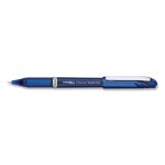 Pentel EnerGel NV Stick Gel Pen, 0.5 mm Needle Tip, Blue Ink/Barrel, Dozen PENBLN25C