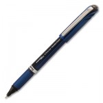 Pentel EnerGel NV Stick Gel Pen, 0.5 mm Needle Tip, Black Ink, Gray Barrel, Dozen PENBLN25A