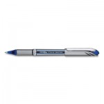 Pentel EnerGel NV Stick Gel Pen, 0.7 mm Metal Tip, Blue Ink/Barrel, Dozen PENBL27C