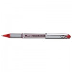 Pentel EnerGel NV Stick Gel Pen, 0.7mm Metal Tip, Red Ink/Barrel, Dozen PENBL27B