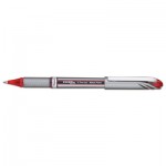 Pentel EnerGel NV Stick Gel Pen, 0.7mm Metal Tip, Red Ink/Barrel, Dozen PENBL27B