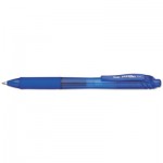 Pentel EnerGel-X Retractable Gel Pen, 0.7 mm Metal Tip, Blue Ink/Barrel, Dozen PENBL107C