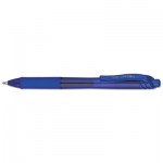 Pentel EnerGel-X Retractable Gel Pen, 1 mm Metal Tip, Blue Ink, Translucent Blue Barrel, Dozen PENBL110C