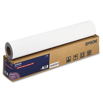 Enhanced Adhesive Synthetic Paper, 24" x 100 ft, White EPSS041617