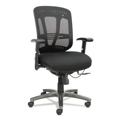 ALEEN4217 Eon Series Multifunction Wire Mechanism, Mid-Back Mesh Chair, Black ALEEN4217