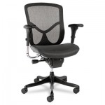 ALEEQA42ME10B EQ Series Ergonomic Multifunction Mid-Back Mesh Chair, Black Base ALEEQA42ME10B