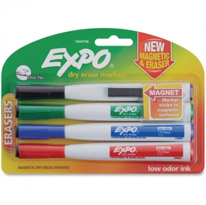 Eraser Cap Fine Magnetic Dry Erase Markers 1944746