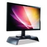 Allsop Ergo Riser Monitor Stand, 16" x 9" x 2.75", Black, Supports 30 lbs ASP32212