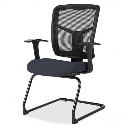 Lorell ErgoMesh Series Mesh Side Arm Guest Chair 8620246