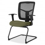 Lorell ErgoMesh Series Mesh Side Arm Guest Chair 8620234