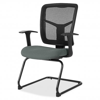 Lorell ErgoMesh Series Mesh Side Arm Guest Chair 8620232